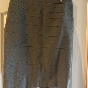 Charcoal gray skirt